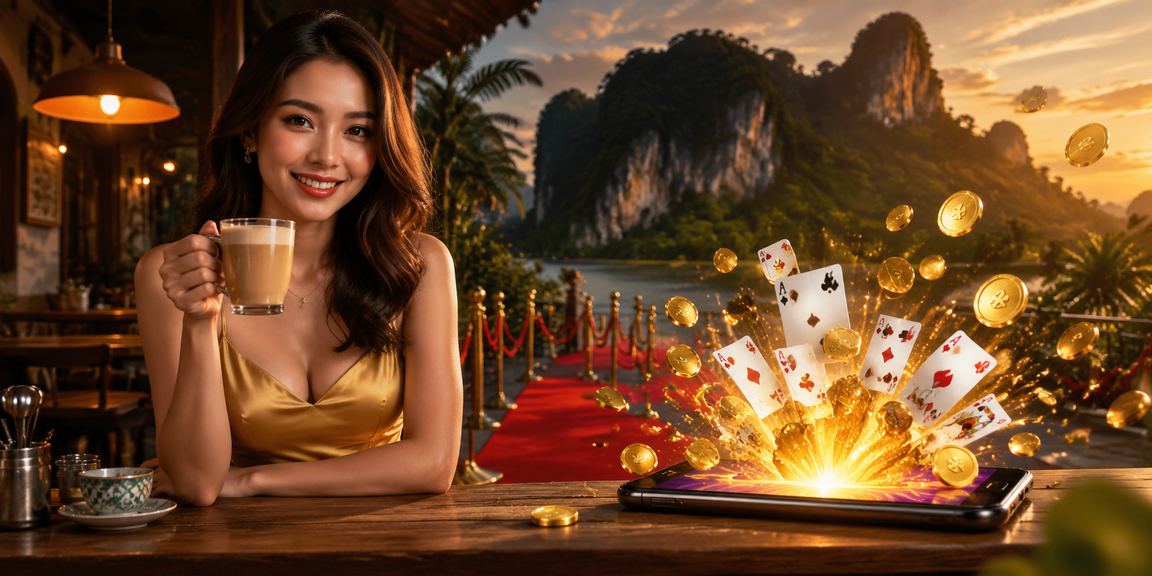Suasana permainan kad dan slot di Ipoh Malaysia gaya tradisional