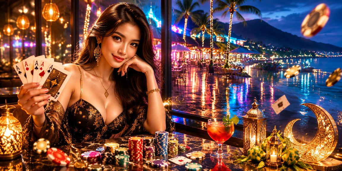 Permainan poker dan kad di Langkawi sempena Hari Raya Malaysia